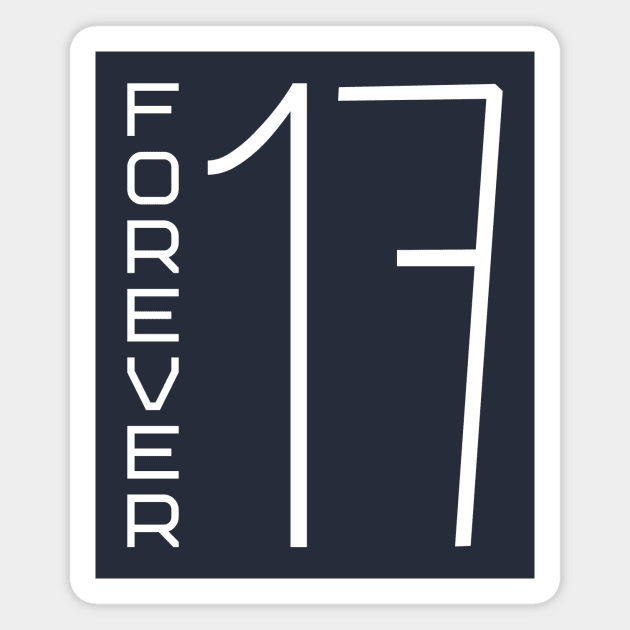 Forever 17 Magnet by colorsplash